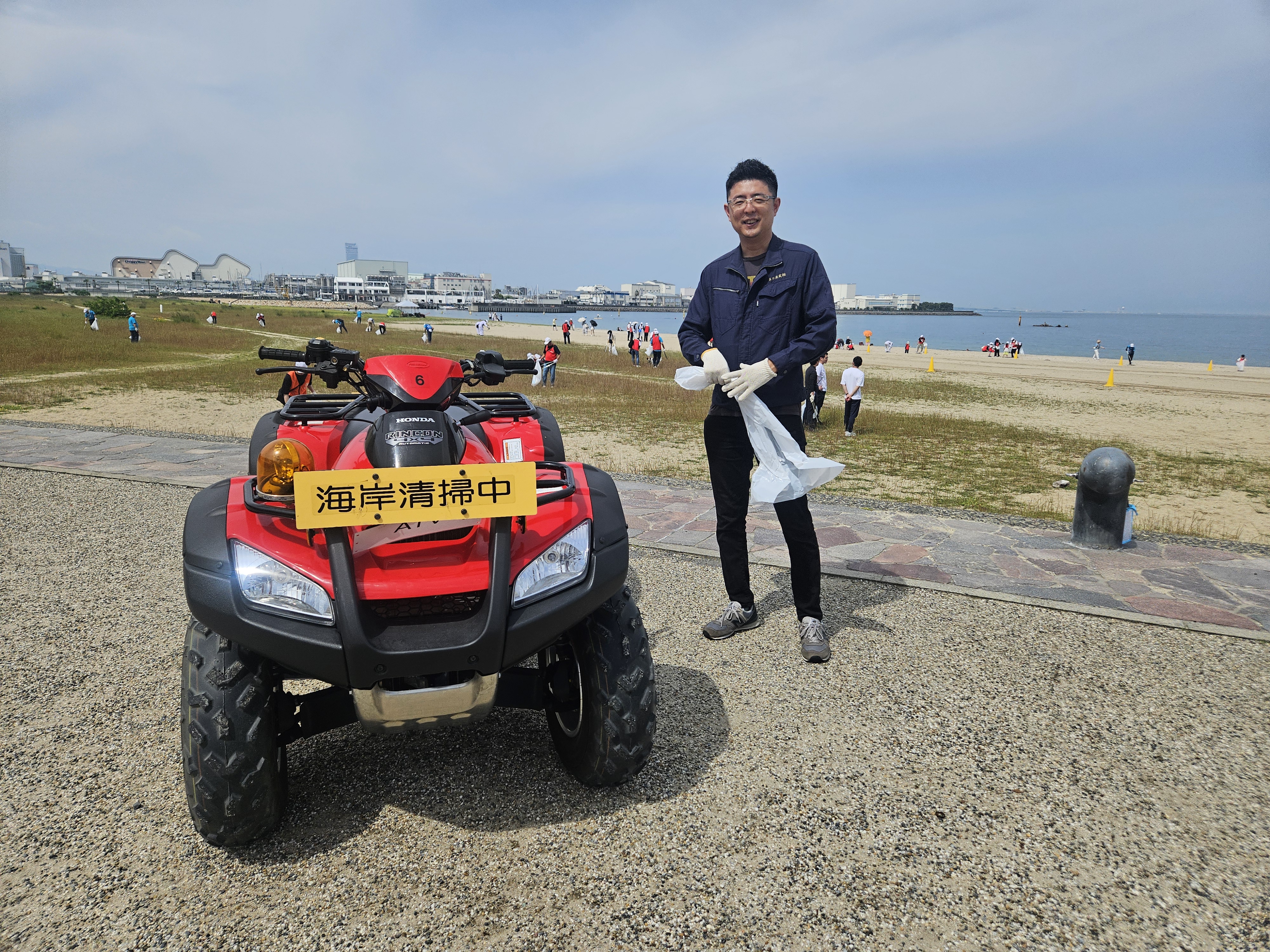二色の浜ビーチクリーン活動（HONDAビーチクリーン）に参加しました！